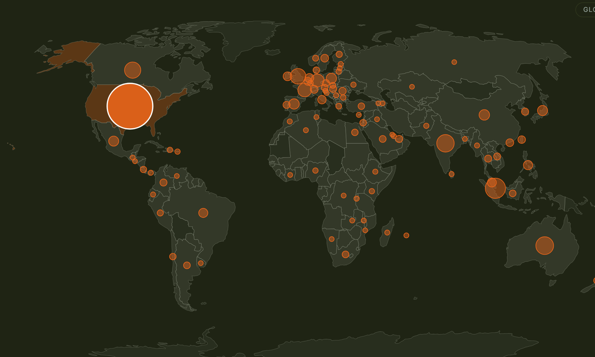 The live hiring globe